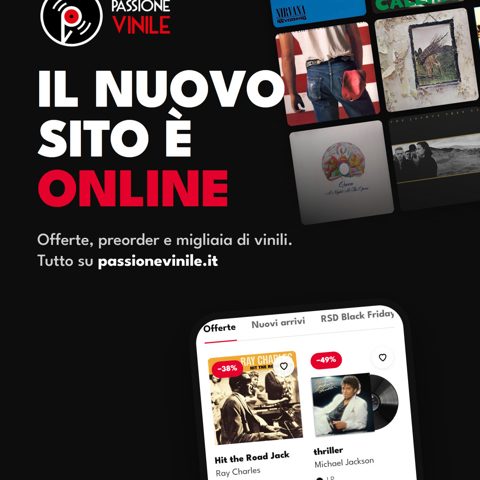 IL NUOVO SITO DI PASSIONE VINILE È UFFICIALMENTE ONLINE! 🚀✨